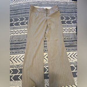 Women’s Express Editor Tan Pinstripe Pants